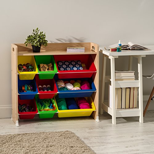 IRIS USA Storage Bin Rack with Shelf,3Tier,596354 Pricepulse