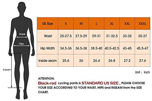 image for Santic Women's Bike Pants Cycling Tights 4D Padded Bicycle Long Trouse
