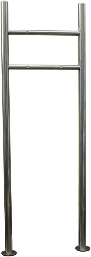 innoaeons Stainless Steel Mailbox Stand Rod（Without Mailbox）