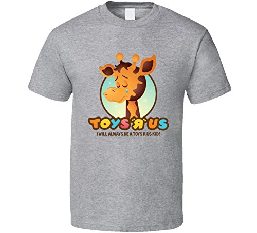 Toys R Us Giraffe Kids Toys Grey T Shirt L Sport Grey