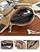 Muzee Mens Canvas Waist Pack Running Sling Backpack Crossbody Bag Fanny Packs