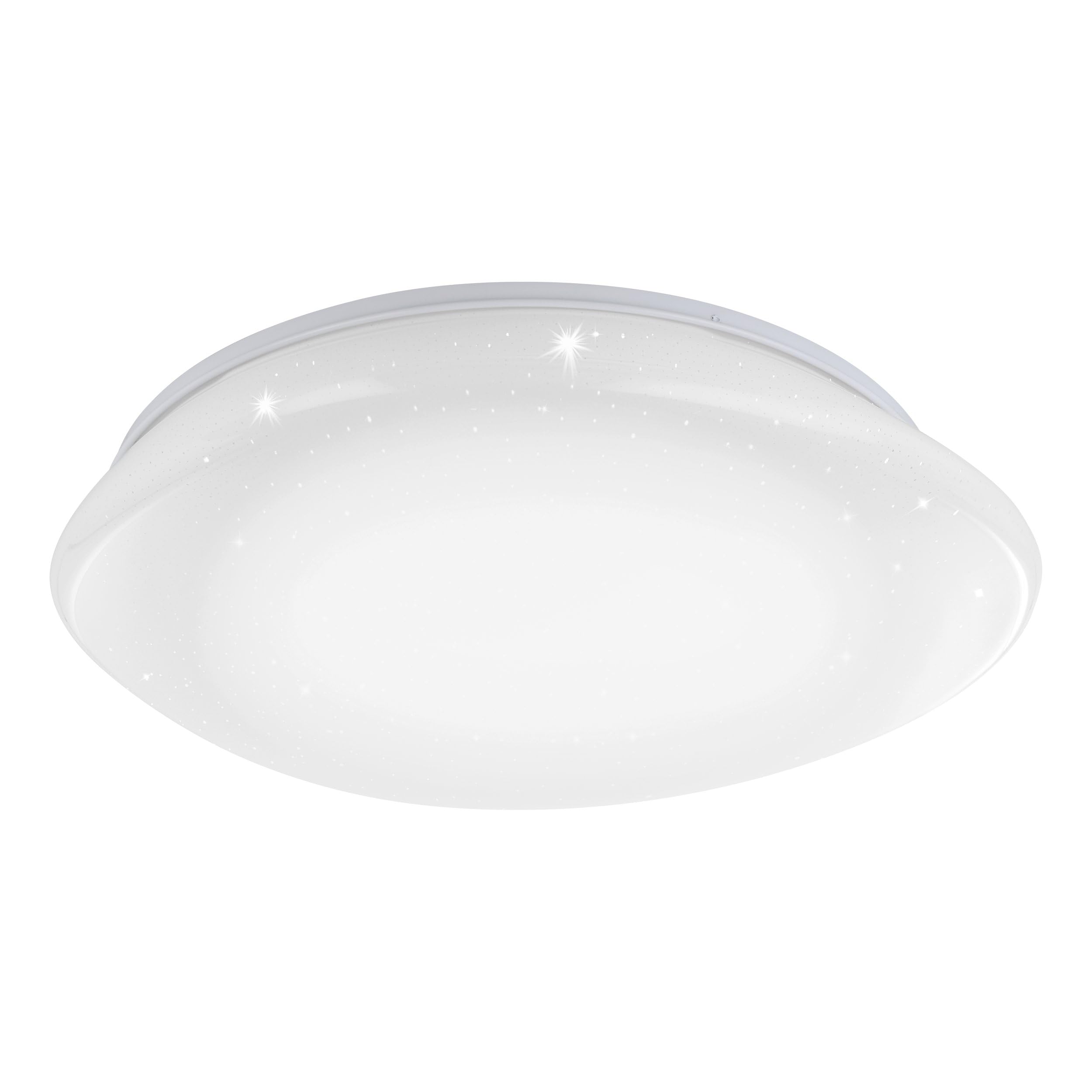 EGLO Sileras Wall/Ceiling Light Steel 34 W White