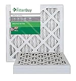 FilterBuy 14x14x1, Pleated HVAC AC Furnace Air Filter, MERV 8, AFB Silver, 4-Pack