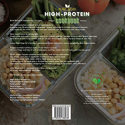 PlantBased HighProtein Cookbook Nutrition Guide With 90+ Delicious