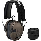 Walker's Game Ear Razor Slim Electronic Lightweight Shooting Hunting Range Hearing Protection Muffs Bundle