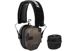Walker's Game Ear Razor Slim Electronic Lightweight Shooting Hunting Range Hearing Protection Muffs Bundle