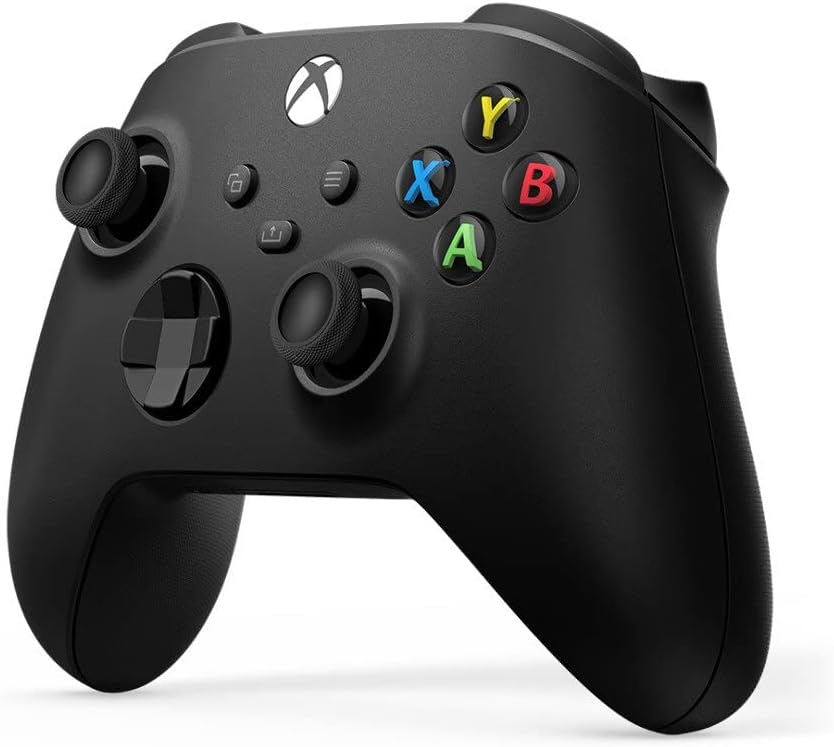Xbox Wireless Controller Carbon Black – Hybrid D-Pad, Share button, 3.5mm jack