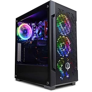 CyberpowerPC-Wyvern-Gaming-PC-Intel-Core-i5-9400F-Nvidia-RTX-2060-6GB-16GB-RAM-240GB-SSD-1TB-HDD-500W-80-PSU-Wi-Fi-Windows-10-220T-Black CYBERPOWERPC Wyvern Gaming PC - Intel Core i5-10400F, Nvidia RTX 3050 8GB, 16GB RAM, 500GB NVMe SSD, 650W 80+ PSU, Wi-Fi…