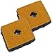 Black & Decker RO600/MS500/MS1000 Mouse Sander Replacement (2 Pack) OEM Pad Tip # 90558556-2pk