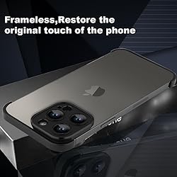 aidvaia Metal Frameless Phone Case Compatible with