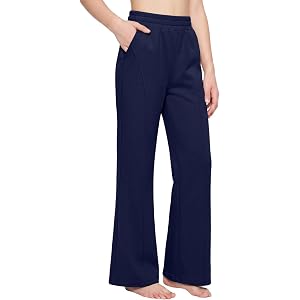 blibean Girls Flared School Uniform Pants High Waisted, Size 6-16 Years | Straight Leg Slacks, Back to School, Strech High Wa