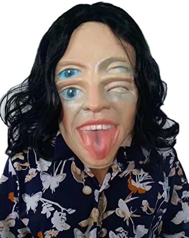 Funny Toys Beauty Ghosts Devil Mask headset Tricky Film and Television Props (Adult)