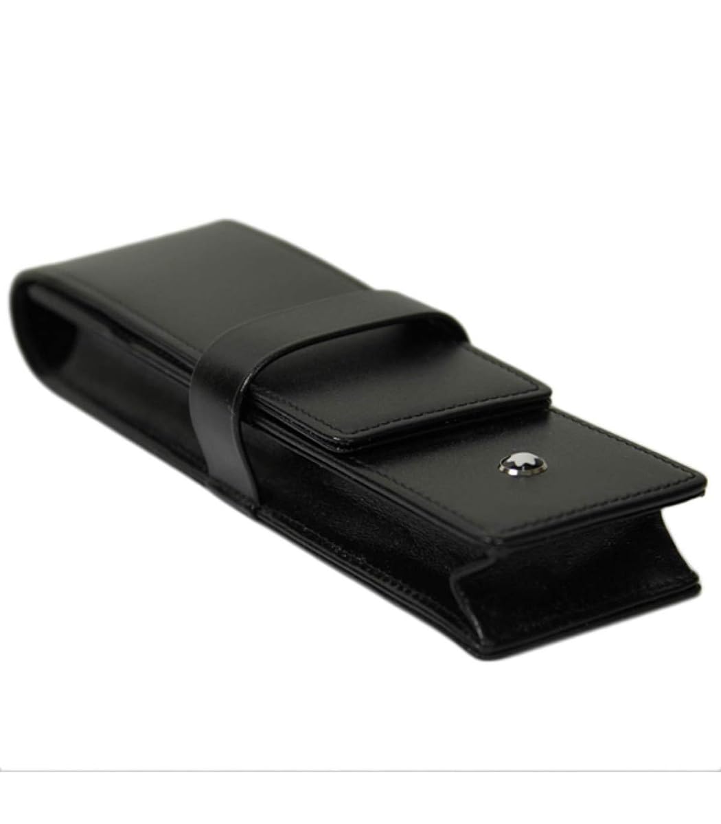 Montblanc 14311 MST 2 Pen Pouch Clasp Black From Japan | eBay