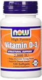 NOW Foods Vitamin D-3, 2,000 IU, 120 Softgels