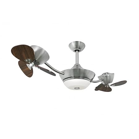 Low Energy Ceiling Fan Efan Satin Nickel 42 With Light And Remote