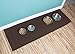 Ritz Accent Door Rug Runner with Non-Slip Latex Backing, 20-Inch by 60-Inch Kitchen & Bathroom Runner Rug, Chocolate Brown
