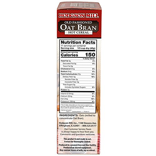 Glycemic Index Of Oat Bran Hot Cereal at Shawna Ralston blog