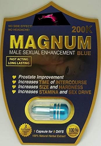 Magnum 200k BLUE 3Pills AND Magnum 25K RED XXL 3Pills (SUPER COMBO)Male Sexual Performance Enhancer - Authorized Dealer PLUS LOVE POTION PEN