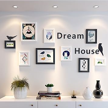 Kinderzimmer Wand Foto Frame Wand Modernes Wohnzimmer Ideen Fotos Portfolio Der Nordamerikanischen Retro White Hu Amazon De Kuche Haushalt