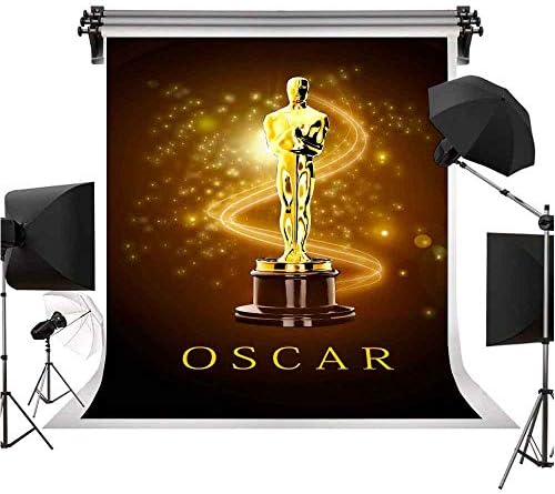 Oscar Gold Background Photography Backdrop Fashion Party Photo Decoration Background Can be Customized 6x9FT STS GEST381