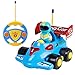 SGILE Race Car Remote Control Train Toy, Kids Birthday Gift Present for Toddlers Kids,Blue