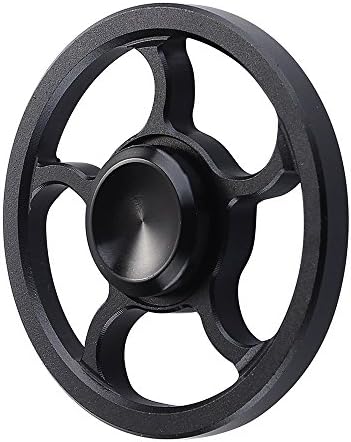 Fidget Spinner, Vecr Finger Gyro Hand Spinner Relieve Stress Toy For kids and Adult Anti-Anxiety Autism Killing Time - Round - Black