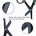 Medical Shears,EFORCAR Trauma Bandage Scissors,EMT Paramedics Nurses First aid Sharp Stainless Steel Saw Tooth Black Green Scissors,(2 Pack)