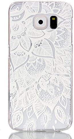 Samsung Galaxy S7 Case, Greendimension® TPU Silicone Gel Soft White Clear Case Cover for Samsung Galaxy S7 (White Flower)