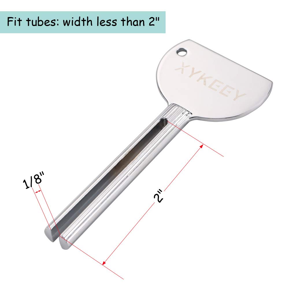 Tube Key Tooth Paste Squeezer – Set of 3 Manual Toothpaste Squeezer, XYKEEY Toothpaste Tube Squeezers