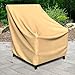 Budge P1W01SF1 All Seasons Patio Cover Lightweight, UV-Resistant, Medium Chair, Tan
