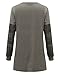 ZANZEA Women's Casual Round Neck Long Sleeve Boho Pullover Shirt Tops Blouses