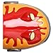 Kidorable Red Fireman Natural Rubber Rain Boots w/Fun Flame Pull On Heel Tab
