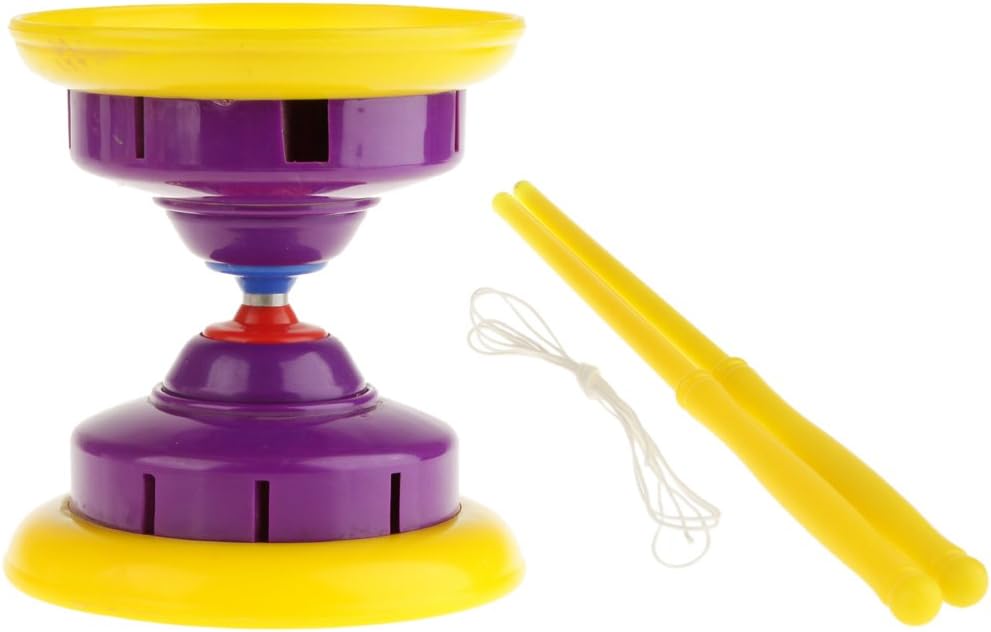 3Bearing Diabolo with Handsticks & String Juggling Toy Purple, YoYos Amazon Canada