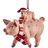 Kurt S. Adler Pig and Piglet Ornament