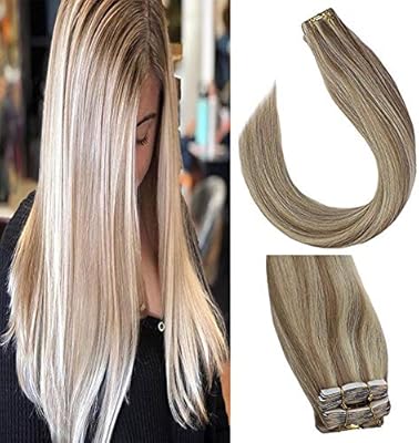 Sunny 22inch Hair Extensions Double Sided Tape In Human Hair