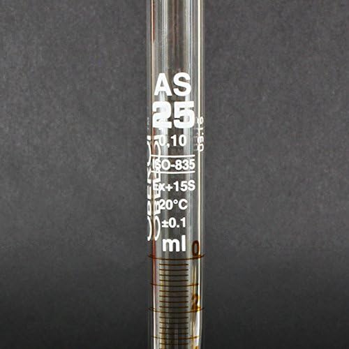 Graduated Pipette, 25 mL, Class AS IAW DIN 12697, ISO 835, Pack of 5