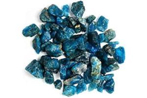 GEMPIRES NATURE’S TREASURE Gempires Natural Neon Apatite Gemstones For Jewelry Making, Assorted Loose Stones, Bulk Gemstones And Crystals (Neon Apatite 50 Carat)