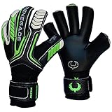 Renegade GK Vulcan Goalie Gloves (Sizes 6-11, 3 Cuts, Lvl 3) Pro-Tek Fingersaves - Excellent All-Around Goalkeeper Glove for Higher Level Play - German Hyper Grip Palms, 30 Day Guar.