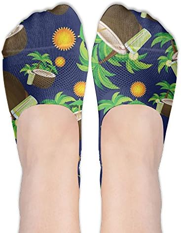 Coconut Drinks Mens Non Slip Sport Sock