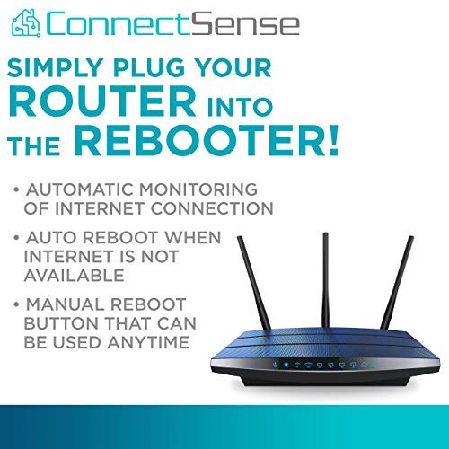 ConnectSense Router Rebooter, Monitors Your and Automatically
