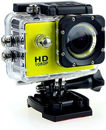 Eyes GO Yellow - 12MP - Caméra de sport numérique (Caméscope) - Marque Française - HD 1080p - LCD - étanche 30 mètres