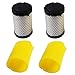 KlirAir Air Filters Replace Briggs Stratton 796031 (591334 or 594201) Plus 797704 Foam Pre-Cleaner (Pack of 2)
