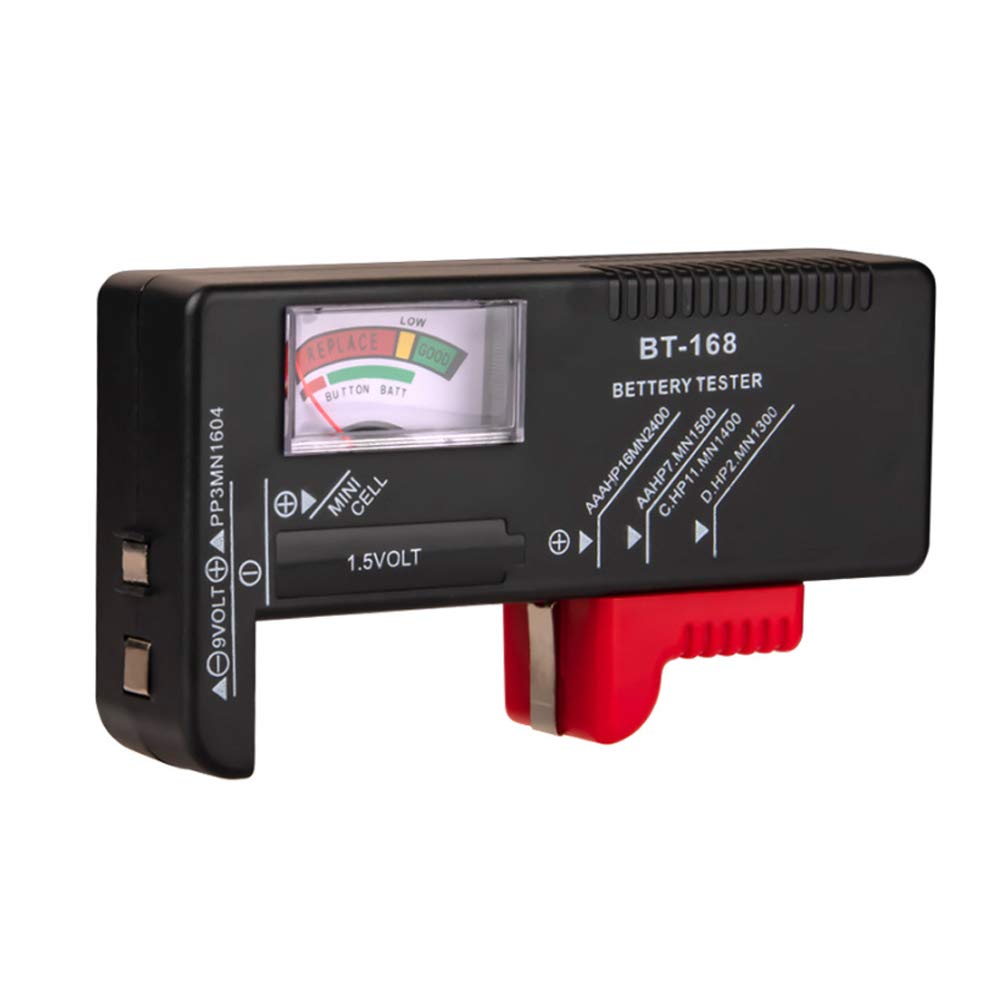 1 Pack Battery Tester, Universal Battery Checker for AA/AAA/C/D / 9V / 1.5V Button Cell Batteries