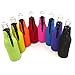 Beer Bottle Coozies Neoprene Collapsible Set of 8 Coolies Party Pack Assorted Colors