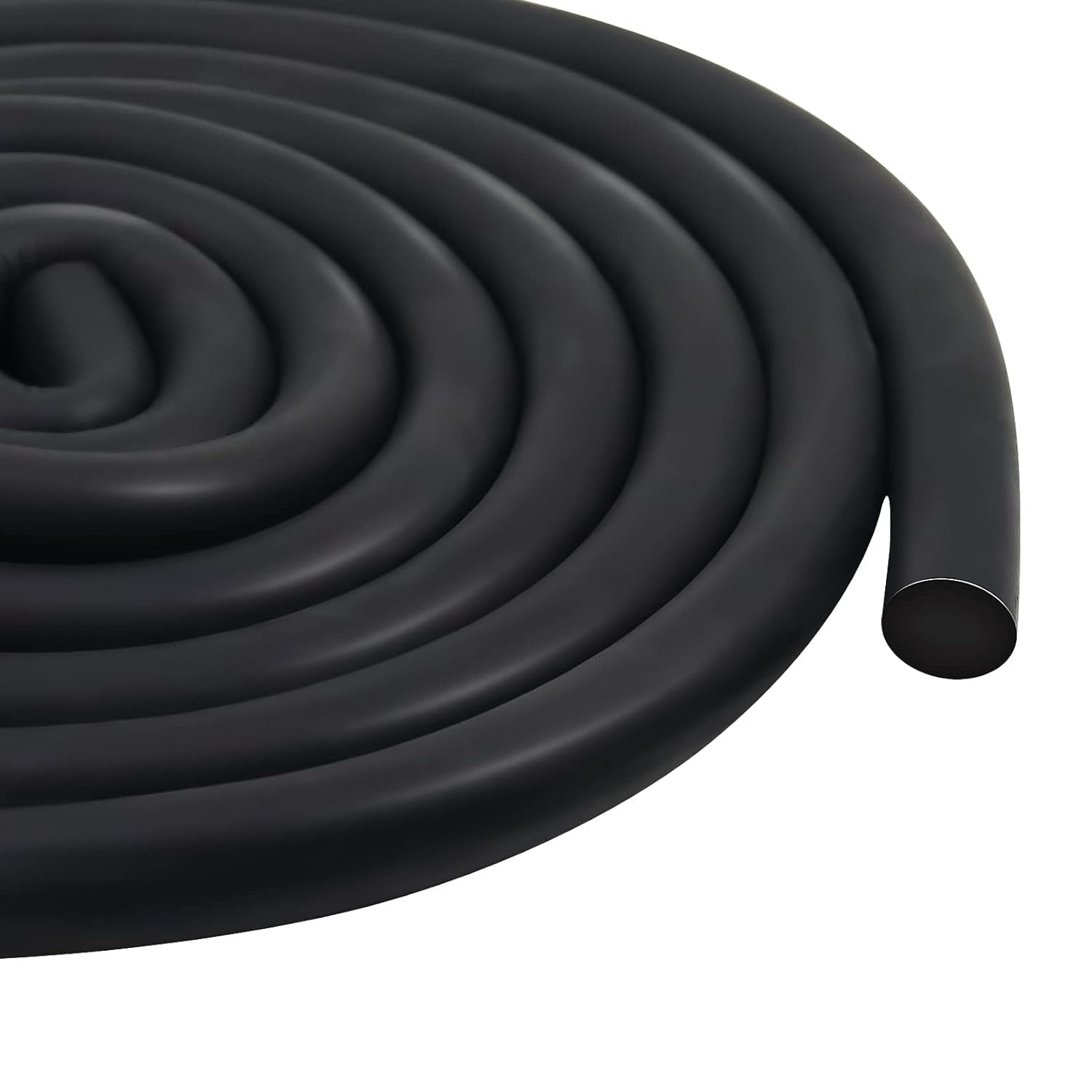Storystore Backer Rod for Gaps and Joints, 16mm x 5m Black Foam Rubber Caulk Saver for Weather Stripping, Door Seal, Concrete Expansion Joint Filler Rope