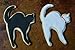 Black Cat Cookie Cutter - 5 Inch - Handcrafted in USA by The Fussy Pup
