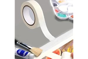 3PCS Artist Masking Tape Acid Free Medium Adhesive Paper 1.5cm Width 3 Pack for Watercolor Painting, Crafting, Sketching, 1.5