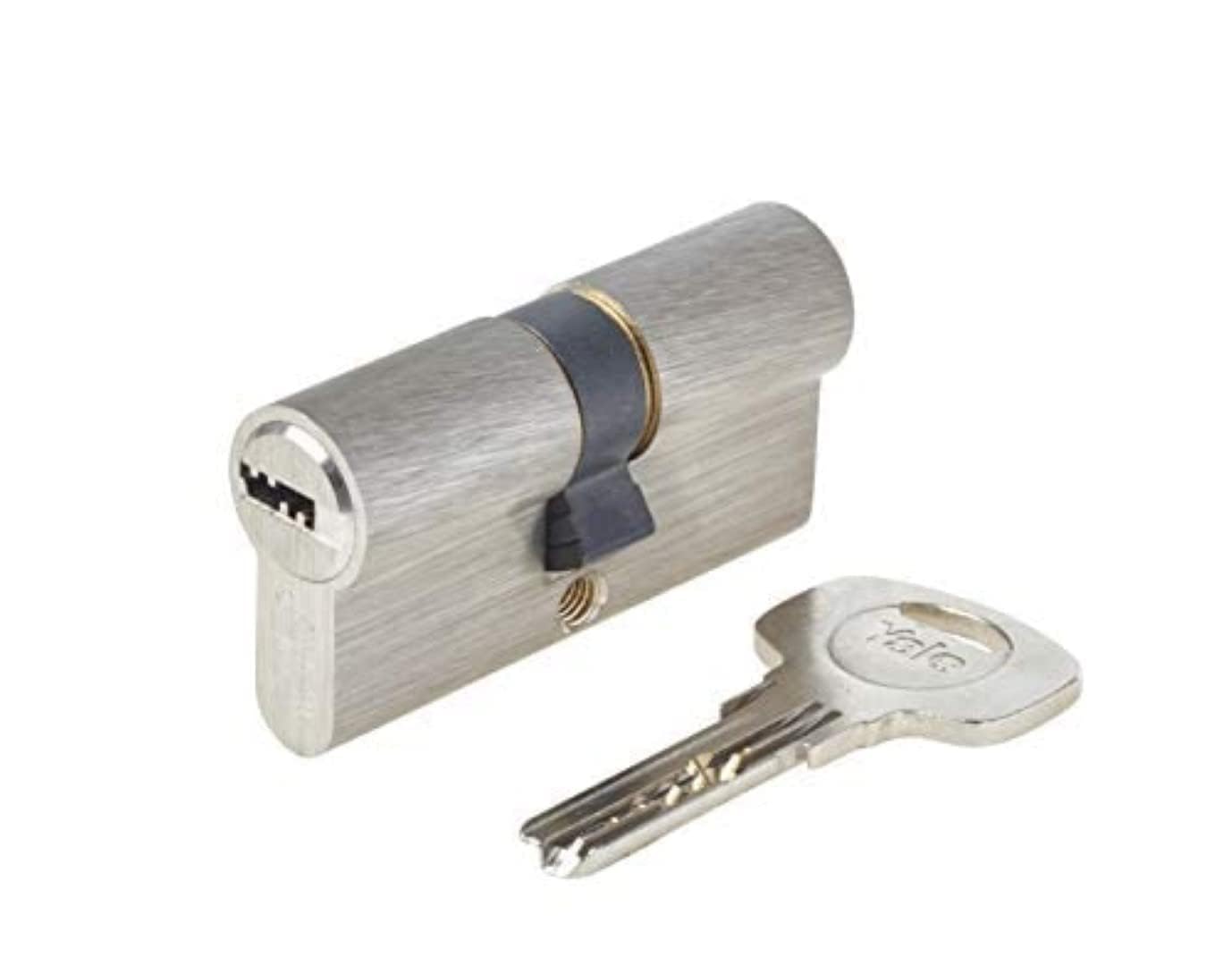 Yale YC1000+ Half Cylinder Lock 30 x 10 mm for Door, YC1000+ DB 30X30 NI