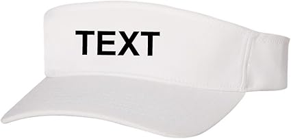 customize your own visor hat