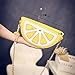 Barabum Novelty Purse Lemon multi function Cross-body Messenger Shoulder Hand Bag Purse for Women and Girls (Lemon)